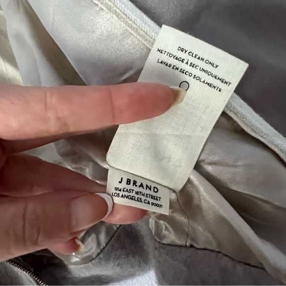 J Brand Elyn Moto Asymmetrical Wool Mohair Angora Jacket Small - Picture 12 of 14